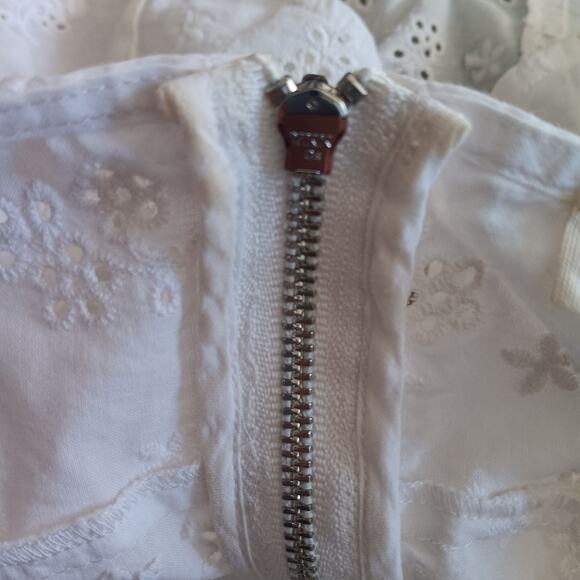 Love & Lemons Bleau White Square Neck Top XS - Picture 5 of 7